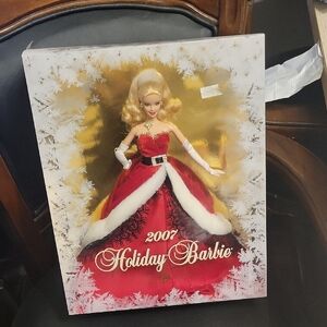 Holiday Barbie 2007 Red Dress